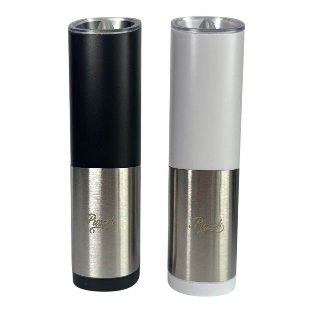 Electric Salt & Pepper Grinder Set Gravity Automatic Stainless Steel LED New